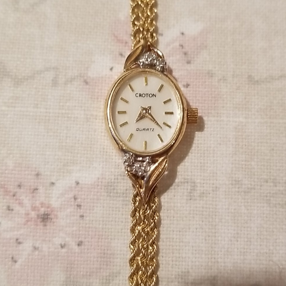 Croton 10kt YG Watch